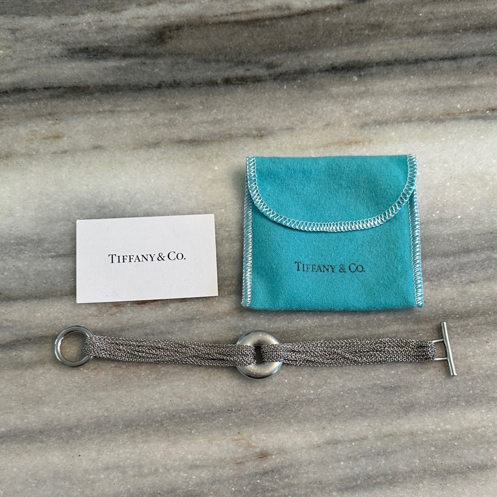 Tiffany & Co. ELSA PERETTI Silver Mesh Bracelet